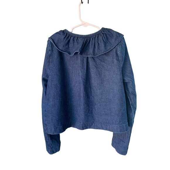 Janie & Jack Ruffled Denim Jacket - Picture 3 of 10